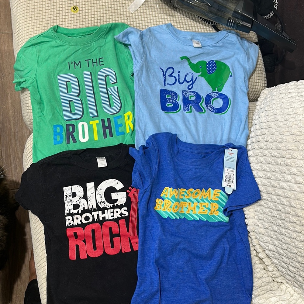 Lot of big brother shirts 3T